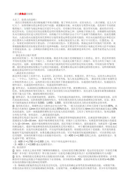多焦点验配
