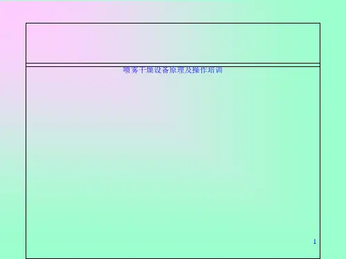 喷雾干燥设备原理及操作培训课件(PPT 33页).ppt