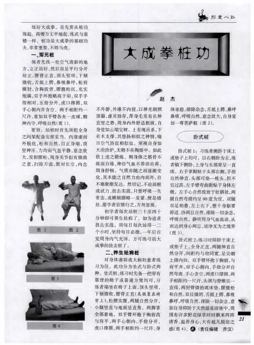大成拳桩功