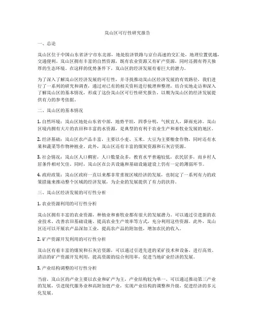 岚山区可行性研究报告