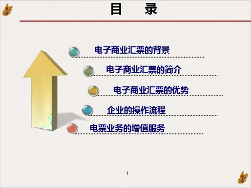 票据业务的介绍PPT课件