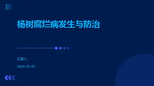 杨树腐烂病发生与防治