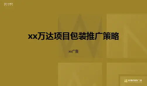 xx房地产项目万达城市综合体广告策划方案