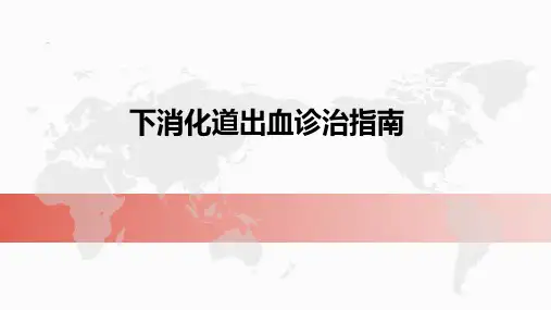 下消化道出血诊治指南