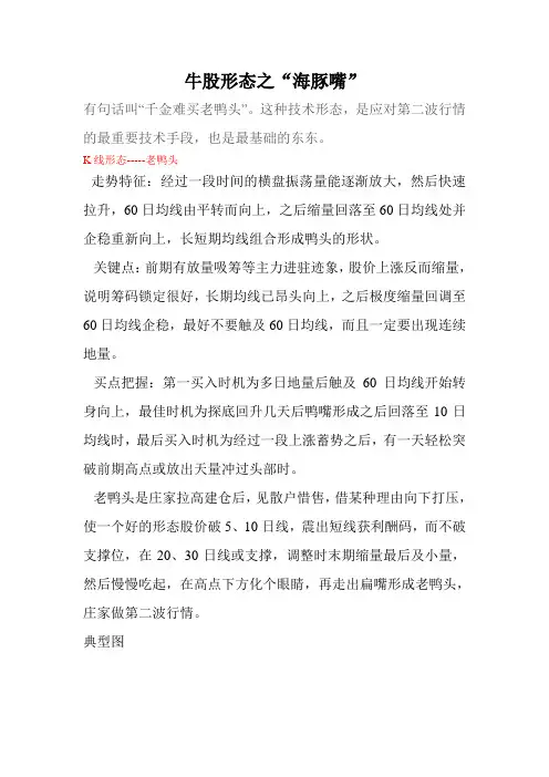 牛股形态之“海豚嘴”