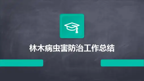 林木病虫害防治工作总结PPT