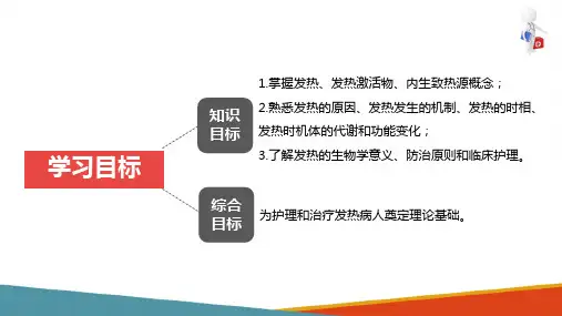 发热(病理学与病理生理学课件)