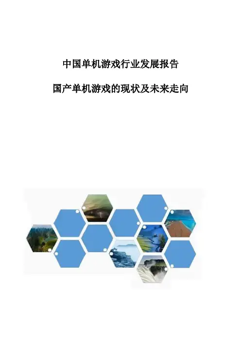 中国单机游戏行业发展报告-国产单机游戏的现状及未来走向