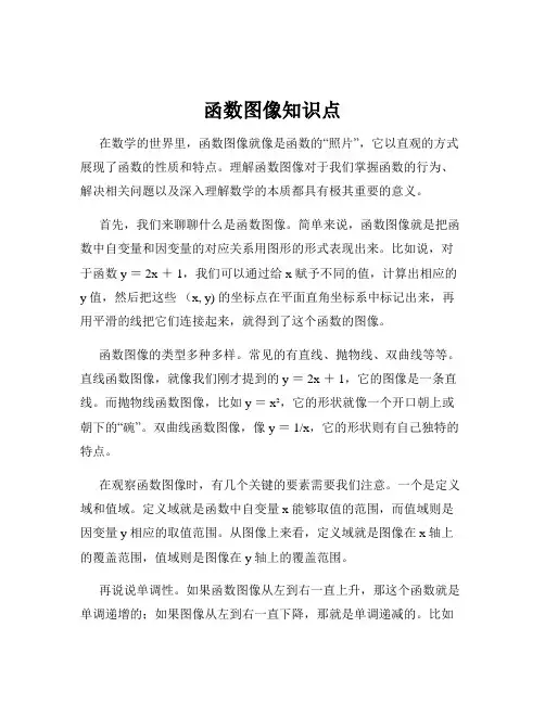 函数图像知识点