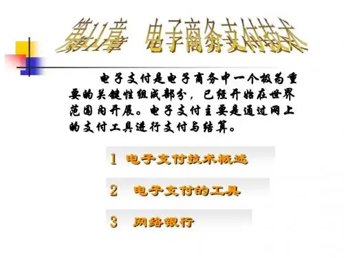 第十一章网上支付