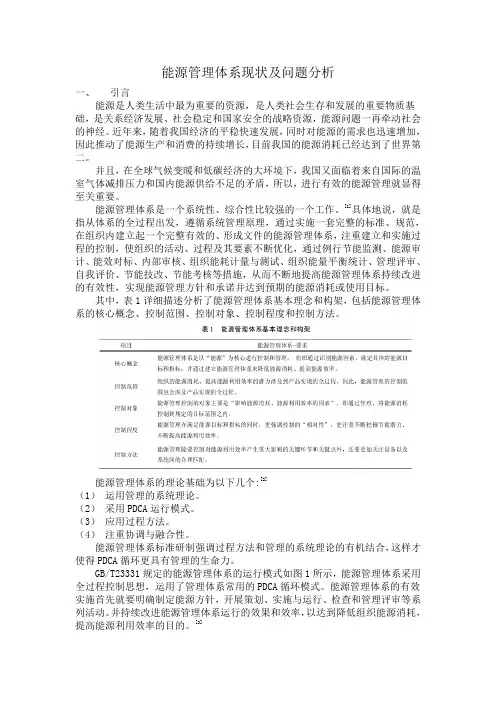 能源管理体系