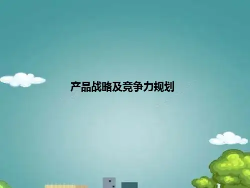 产品战略及竞争力规划.ppt