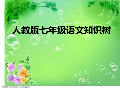 人教版七年级语文知识树