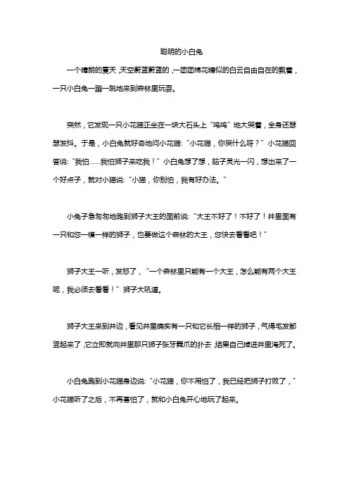 聪明的小白兔