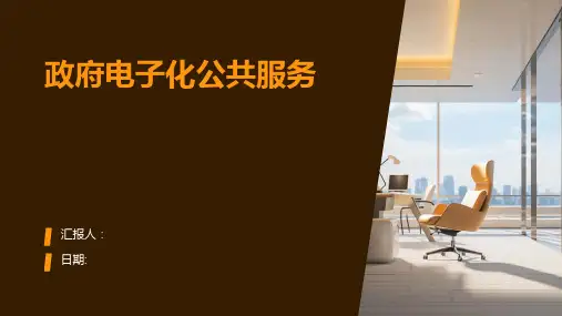 政府电子化公共服务