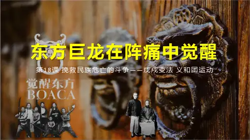 第18课 挽救民族危亡的斗争-2024年高考历史一轮复习(中外历史纲要上册)