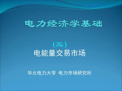 电力经济学基础-3