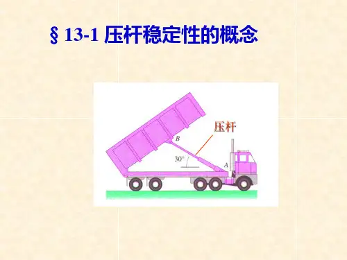 压杆稳定解析课件