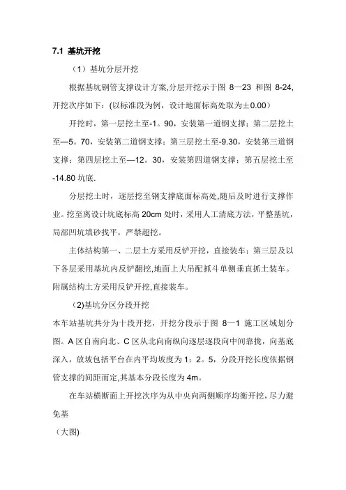 钢支撑施工工艺