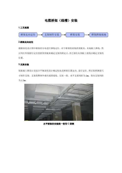 电缆桥架(线槽)安装