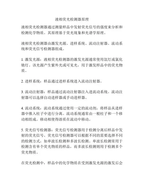 液相荧光检测器原理
