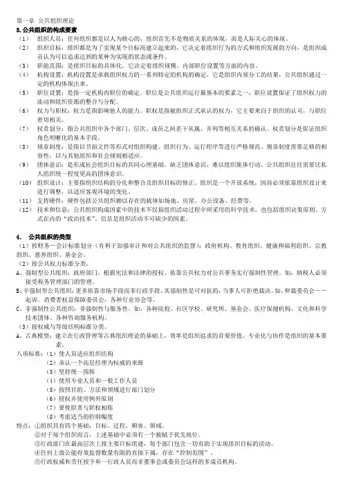 大连理工研究生入学考试资料(回忆版)管理学补充