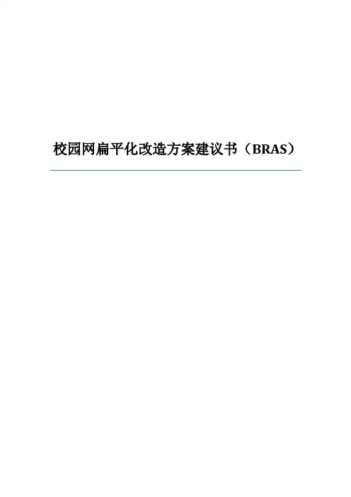 校园网扁平化改造技术方案建议书