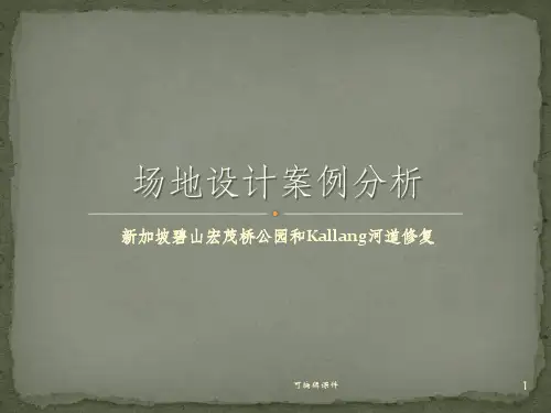 场地设计案例分析72166PPT课件