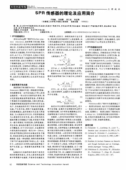 SPR传感器的理论及应用简介