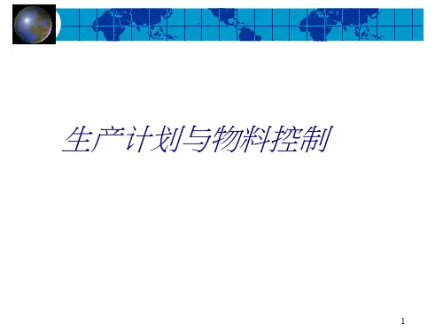 生产计划与物料控制224页ppt课件