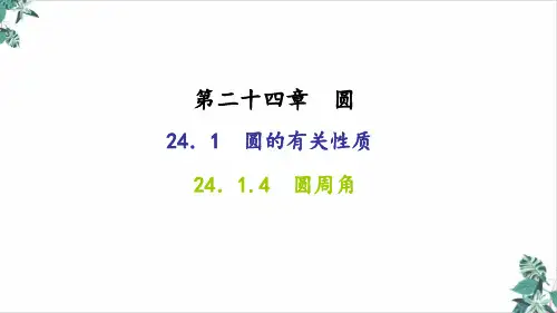 圆周角公开课PPT