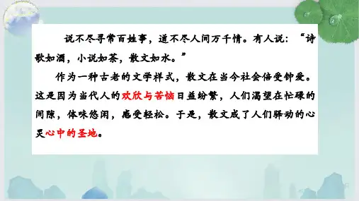 高中语文统编版必修上册14.2《荷塘月色》(共27张ppt)