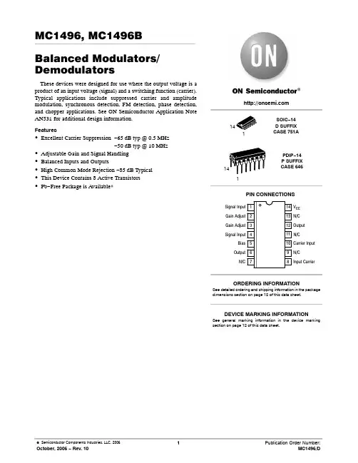 mc1496  datasheet