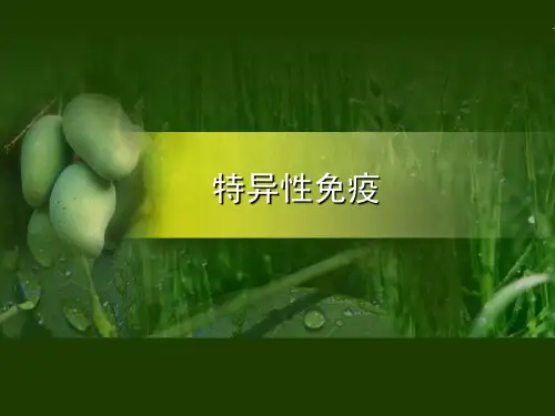 高三生物特异性免疫课件(人教大纲版)
