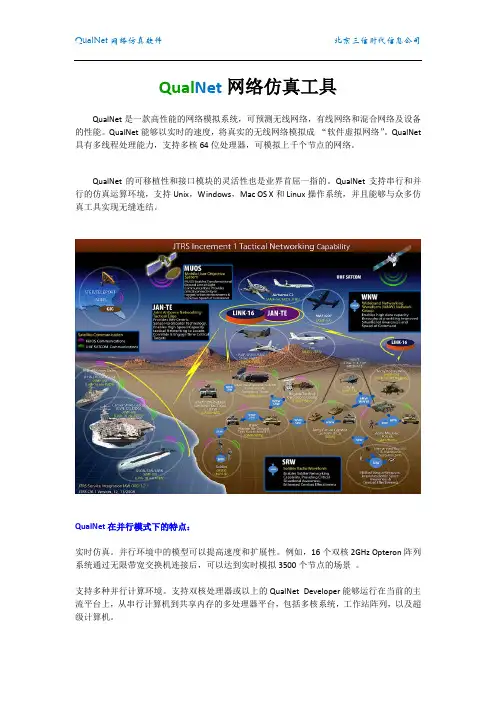 QualNet6.1网络仿真工具