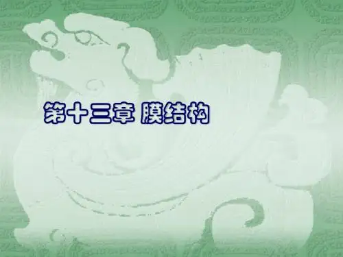 膜结构详解自制