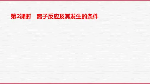 离子方程式pp课件