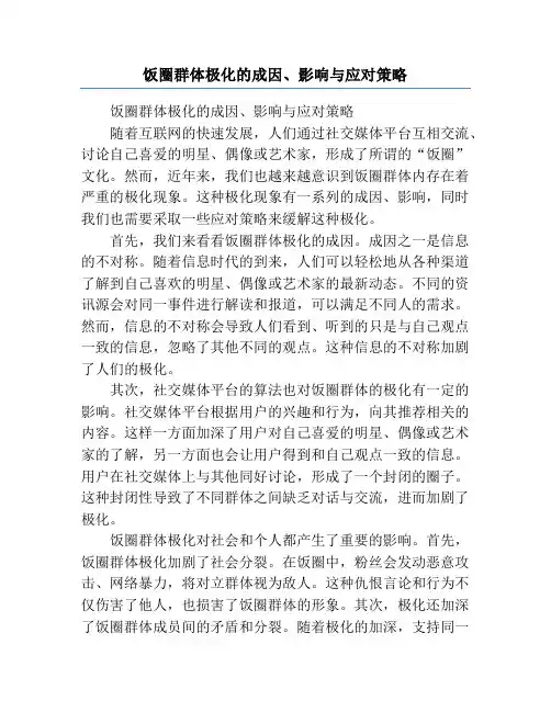 饭圈群体极化的成因、影响与应对策略