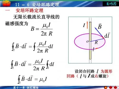 11-6 安培环路定理