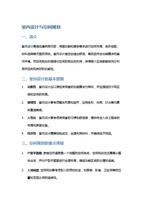 室内设计与空间规划