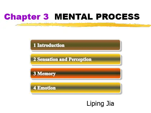 心理学Psycholog英文版PPT记忆和情绪55页