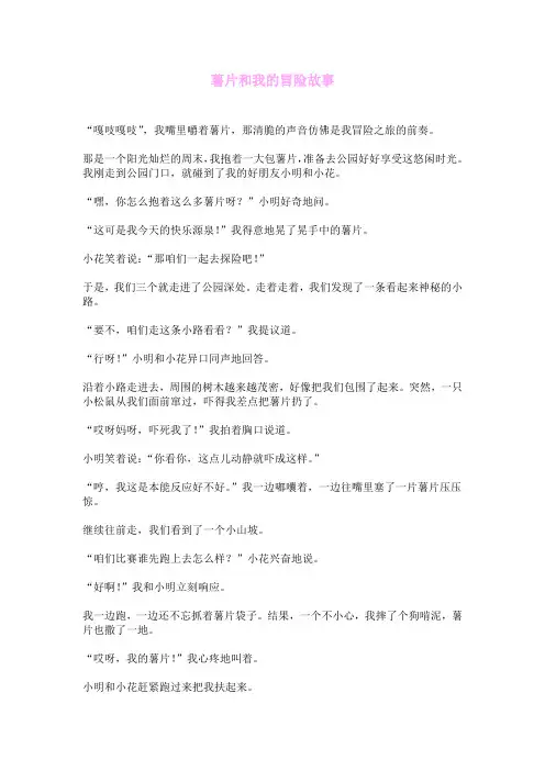 薯片和我的冒险故事