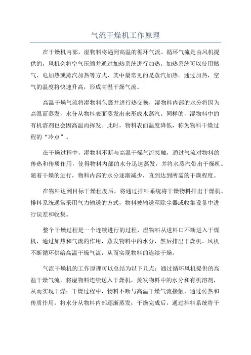 气流干燥机工作原理