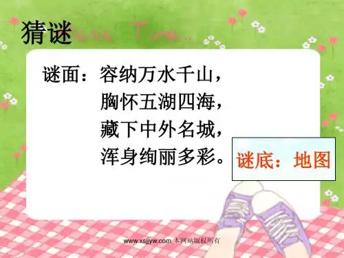综合探究一从地图上获取信息 课件