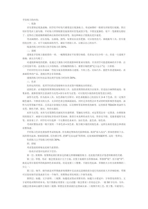工业设计考研复习-手绘篇