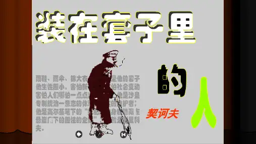 《装在套子里的人》公开课