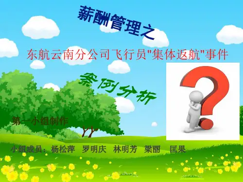 薪酬管理案例分析