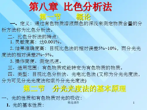 比色分析法