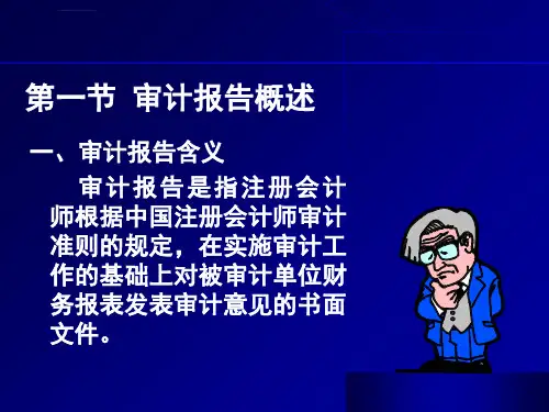 第十章审计报告ppt课件