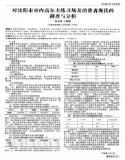 对沈阳市室内高尔夫练习场及消费者现状的调查与分析